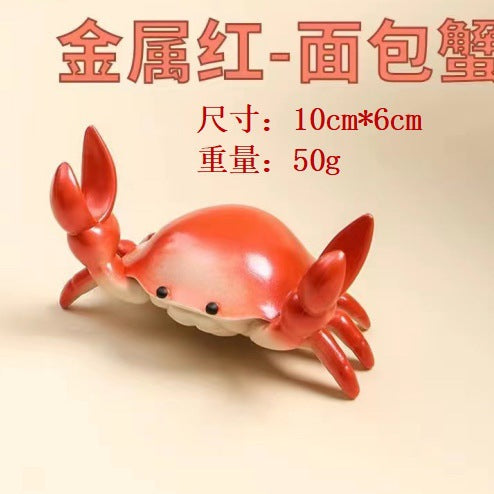 Japanese Pen Holder Creative Design INS Internet Celebrity Weightlifting Crab Pen Stand Storage Pen Holder Ornament Model