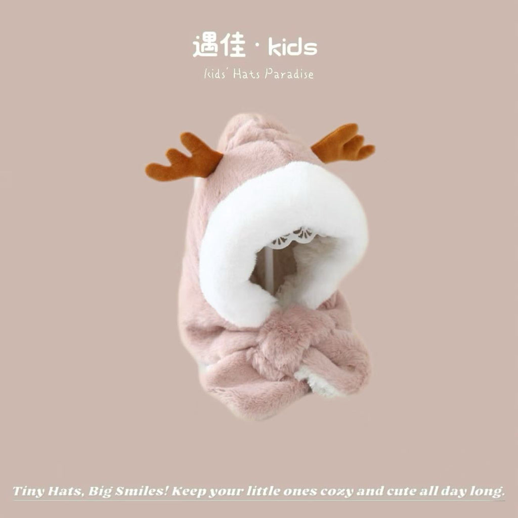 Autumn Winter Warm Hat Korean Versatile Unisex Toddler Baby Windproof Ear Protection Knitted Infant Hat Children's Hat