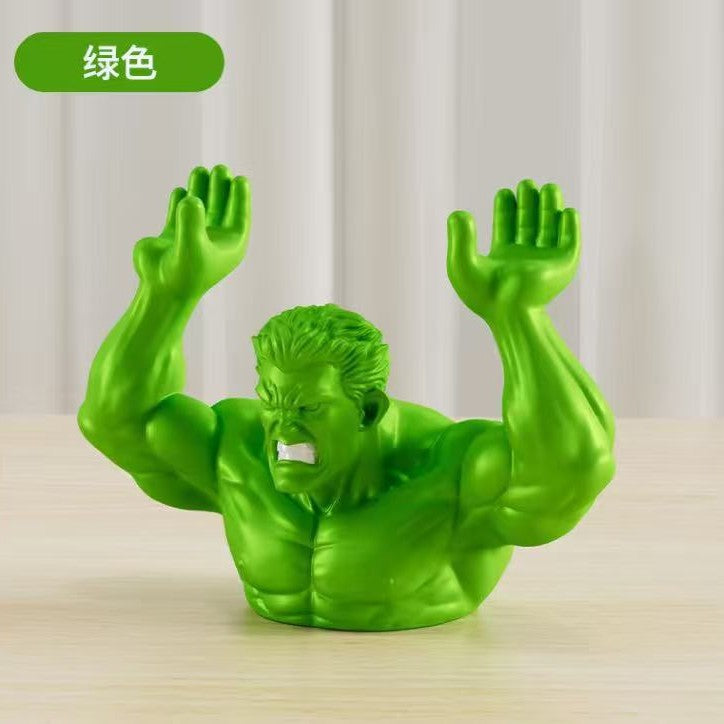 Japanese Pen Holder Creative Design INS Internet Celebrity Weightlifting Crab Pen Stand Storage Pen Holder Ornament Model