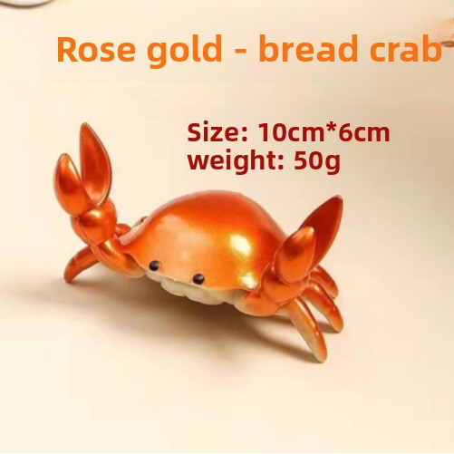 Japanese Pen Holder Creative Design INS Internet Celebrity Weightlifting Crab Pen Stand Storage Pen Holder Ornament Model