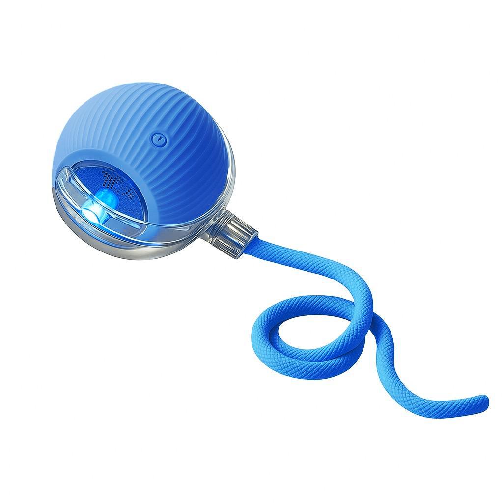 Mizusu Interactive Cat & Dog Teaser Toy with Two Additional Tails, Kitten Rolling Ball Toy, Pet Supplies, Dog & Cat Accessories Cute dog toys