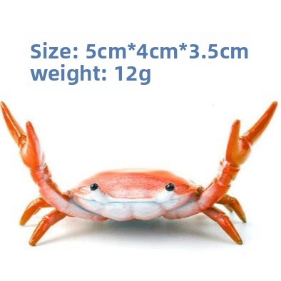 Japanese Pen Holder Creative Design INS Internet Celebrity Weightlifting Crab Pen Stand Storage Pen Holder Ornament Model