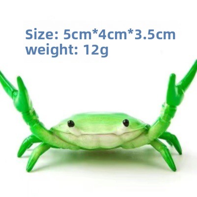 Japanese Pen Holder Creative Design INS Internet Celebrity Weightlifting Crab Pen Stand Storage Pen Holder Ornament Model