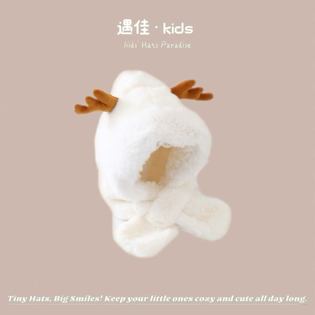 Autumn Winter Warm Hat Korean Versatile Unisex Toddler Baby Windproof Ear Protection Knitted Infant Hat Children's Hat