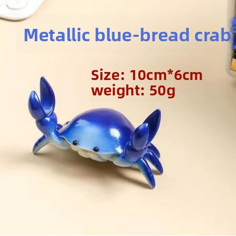 Japanese Pen Holder Creative Design INS Internet Celebrity Weightlifting Crab Pen Stand Storage Pen Holder Ornament Model