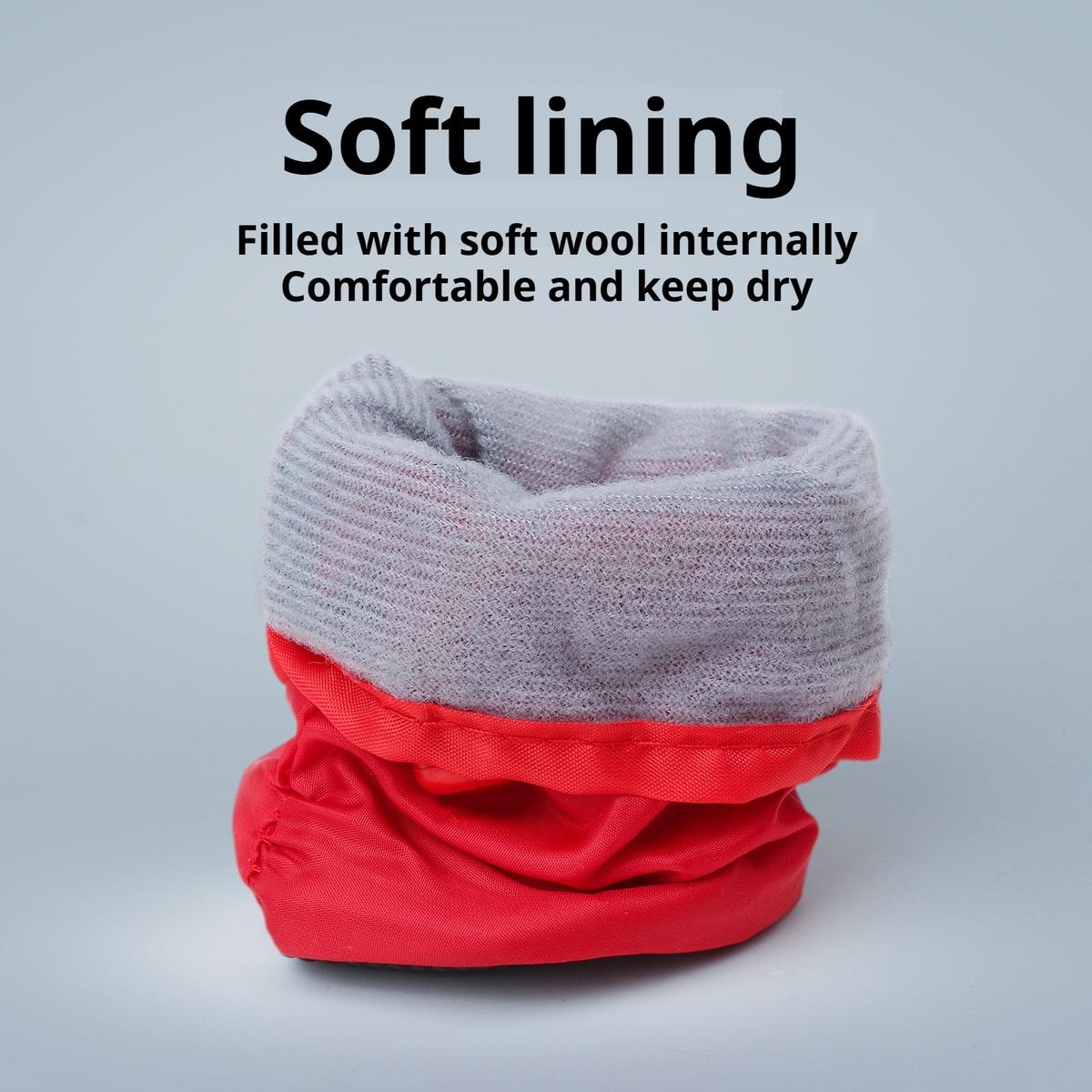 4-Pack Waterproof Dog Boots with Reflective Strips & Adjustable Straps Secure Fit for Rain Snow Mud All-Season Protection for Small Medium Large Breeds Winter - Paws