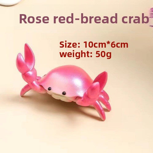 Japanese Pen Holder Creative Design INS Internet Celebrity Weightlifting Crab Pen Stand Storage Pen Holder Ornament Model