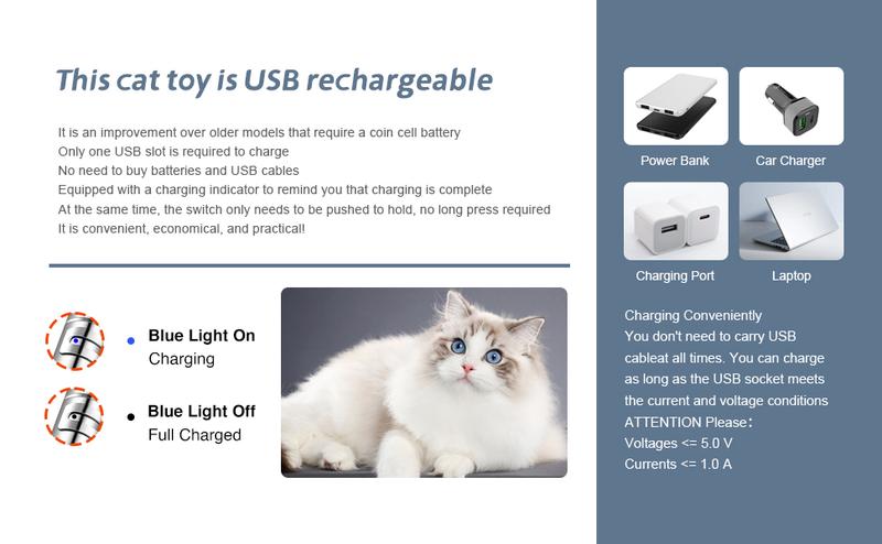 Gift For Pets,USB RechargeableLaser Pet Toy,1 Count 5 Adiustable Modes PetsInteractive Light Toy for Cats & Dogs, Pet Training Toy,Indoor & Outdoor Pet Toys