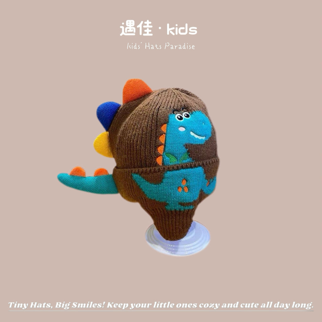 Autumn Winter Warm Hat Korean Versatile Unisex Toddler Baby Windproof Ear Protection Knitted Infant Hat Children's Hat