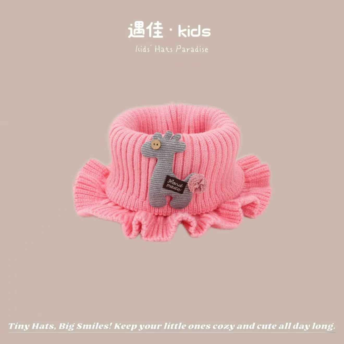 Autumn Winter Warm Hat Korean Versatile Unisex Toddler Baby Windproof Ear Protection Knitted Infant Hat Children's Hat