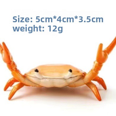 Japanese Pen Holder Creative Design INS Internet Celebrity Weightlifting Crab Pen Stand Storage Pen Holder Ornament Model