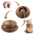 Foldable Cat Toy, Cat Scratcher with Bell, Durable Cat Scratching Toy, Funny Interactive Pet Scratching Toy, Pet Supplies for Indoor Outdoor Use